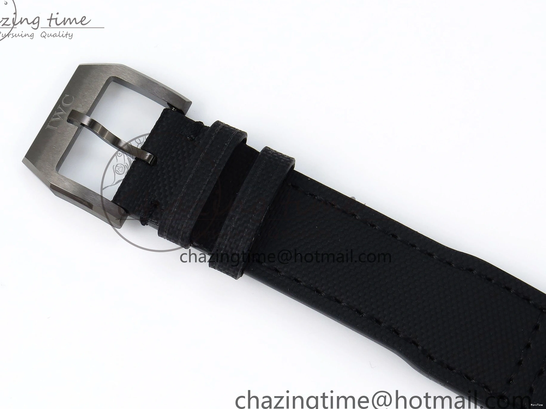 MIROTIME 0129 Pilot Black Ace BLSF 1:1 Best Edition White Lume Dial on Black Nylon Strap MIYOTA OnTrend 7021